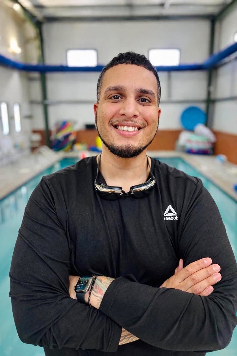 Sean M. Zaro, founder of Fin-Tastic Aquatics, at the pool